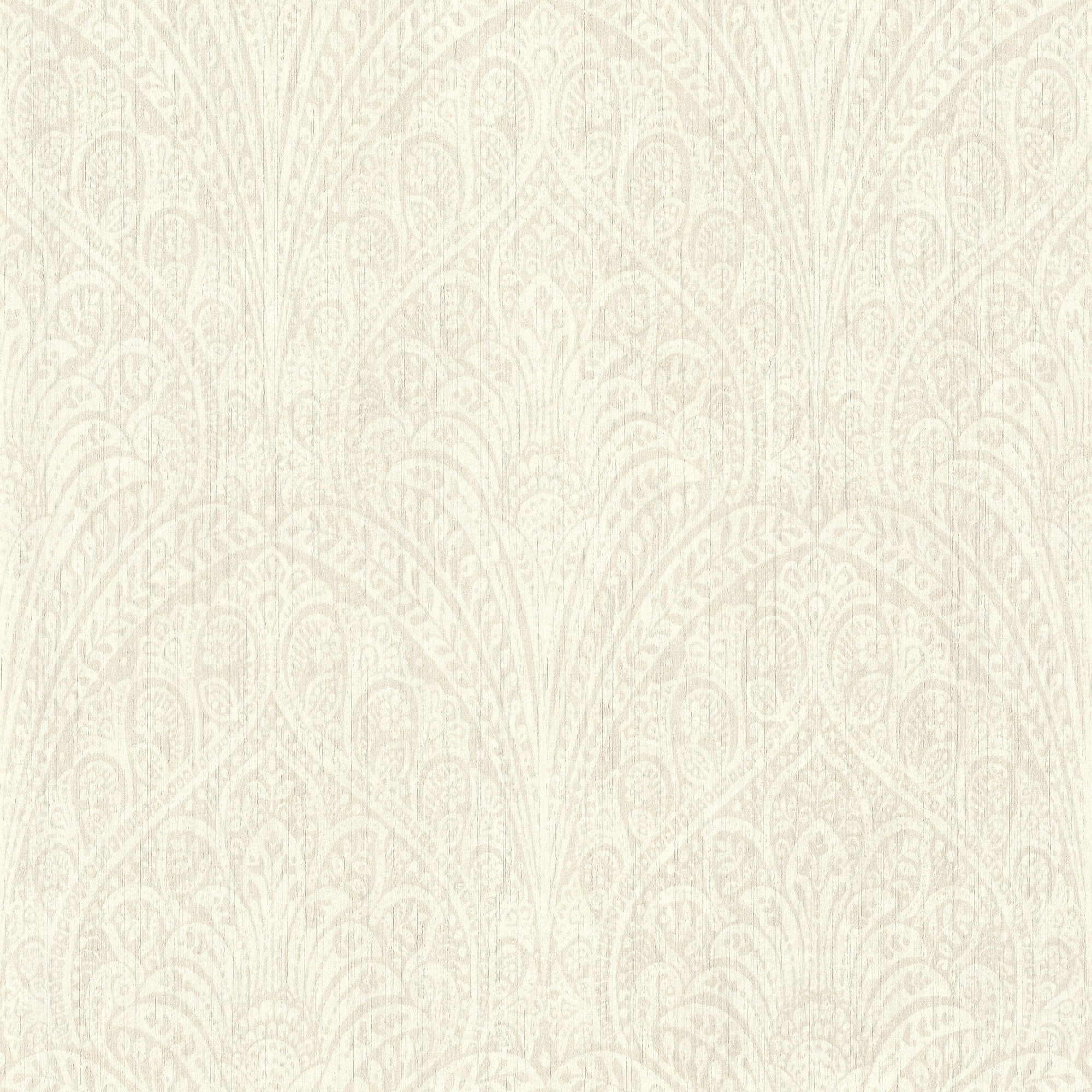 Rasch Vliestapete Vliestapete 746310 Weiß-Cre