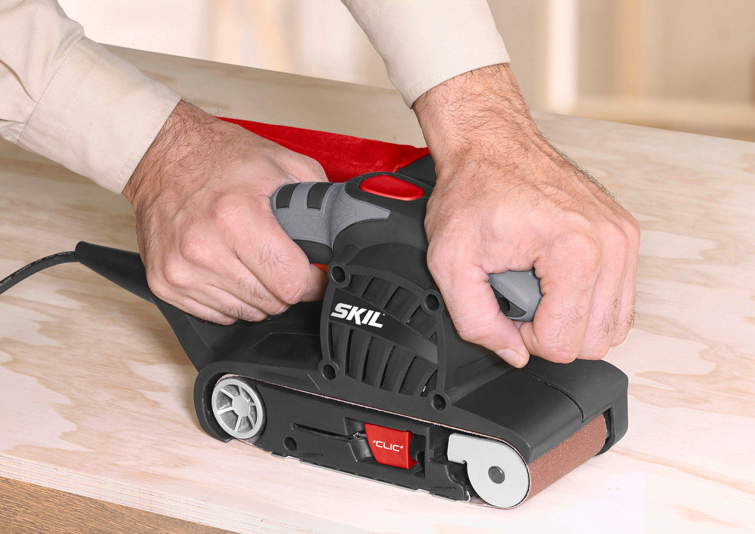 SKIL Akku-Bandschleifer SKIL Bandschleifer 1210 AA Schleifmaschine Staubbeutel, SchleifflŠche – Bild 5 von 5