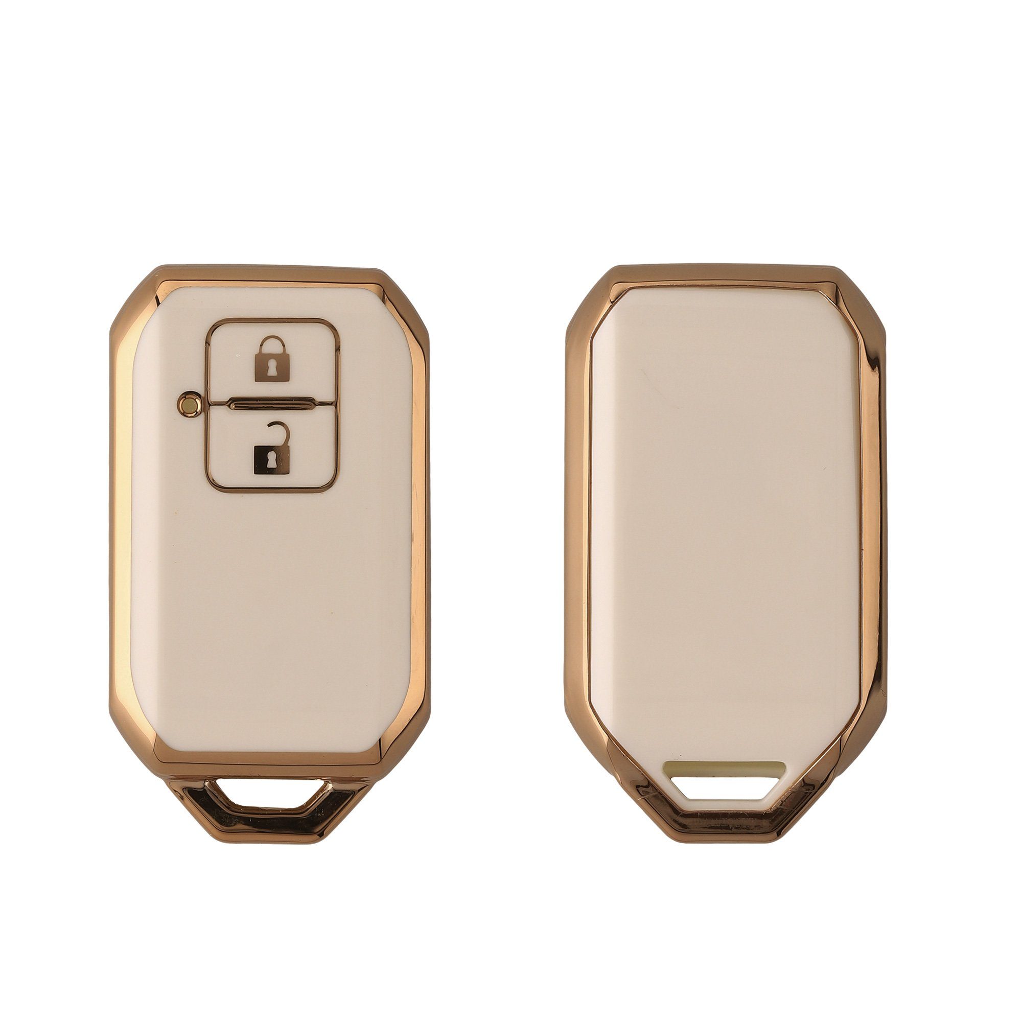 Schlüsselhülle Cover Schlüsseltasche Autoschlüssel Hülle Silikon Suzuki, kwmobile für