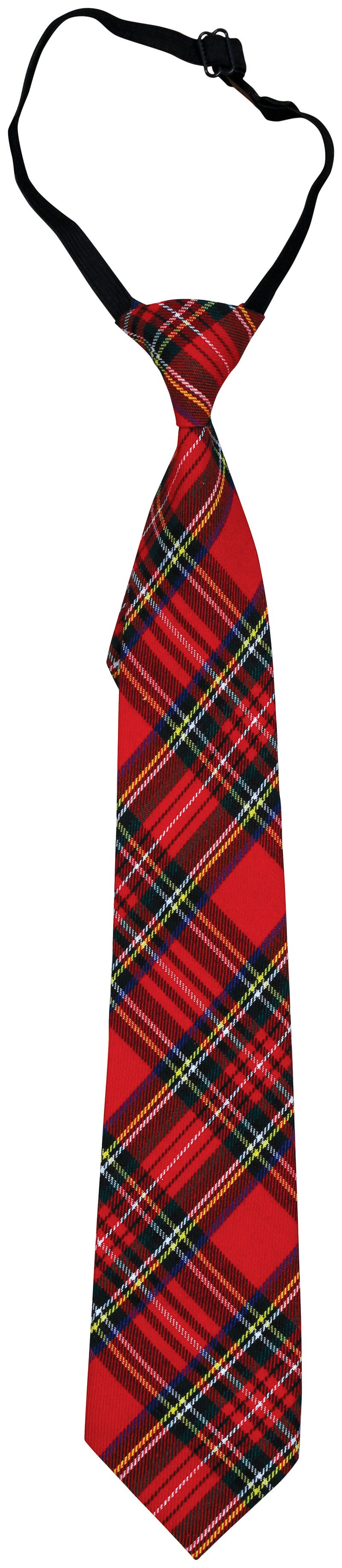 Fiestas Guirca Kostüm, Magische Studenten Krawatte 45cm Kariert Rot Jungges günstig online kaufen