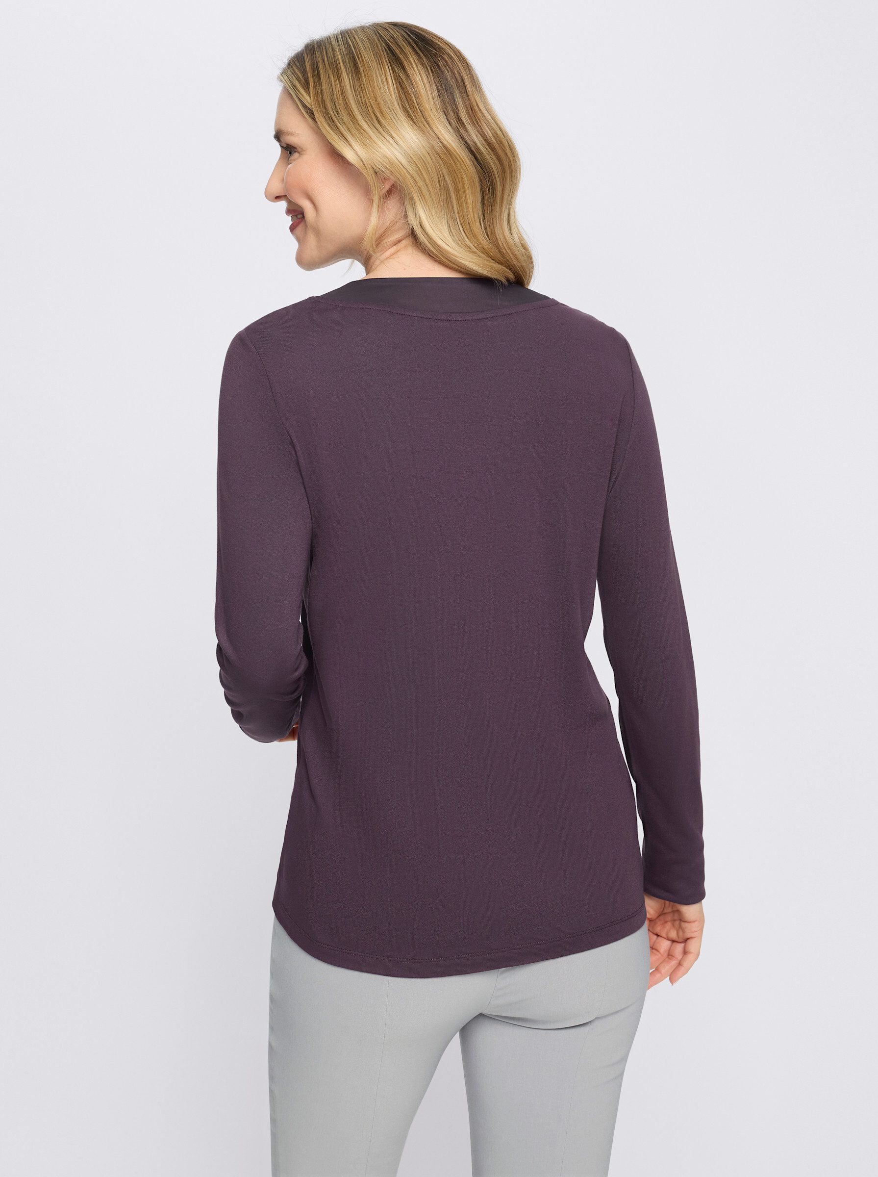 Sieh an! T-Shirt 2-in-1-Shirt Langarm – Bild 3 von 5