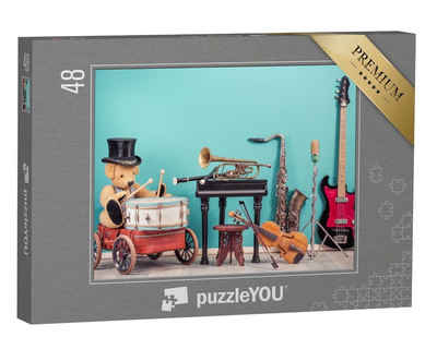 puzzleYOU Puzzle Sammlung von Vintage-Spielsachen, 48 Puzzleteile, puzzleYOU-Kollektionen Nostalgie
