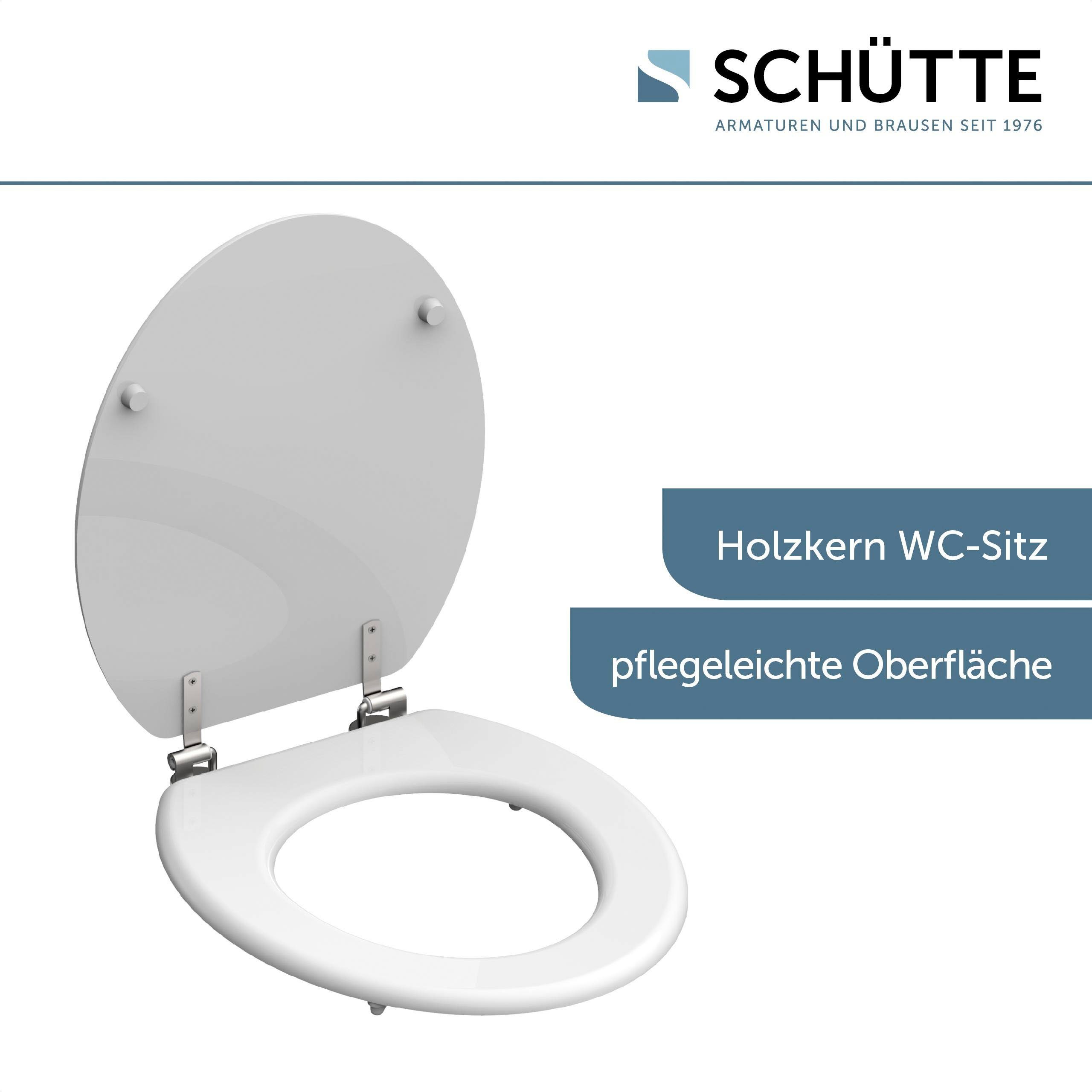 Schütte WC-Sitz, mit Holzkern, maximale Belastung der Klobrille 150 kg günstig online kaufen