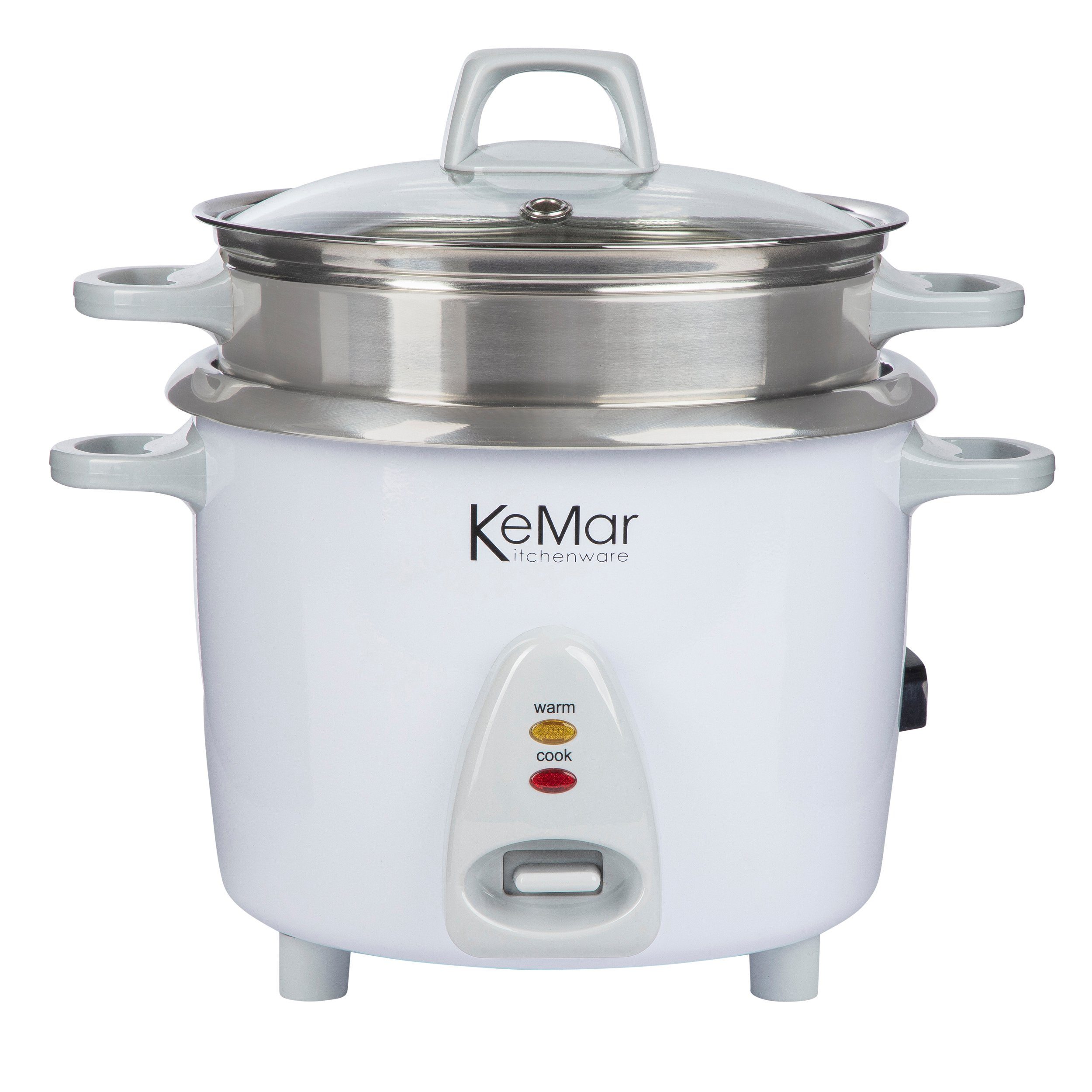 Edelstahltopf KRC-100, 300 Reiskocher W, Reiskocher Kitchenware KeMar mit