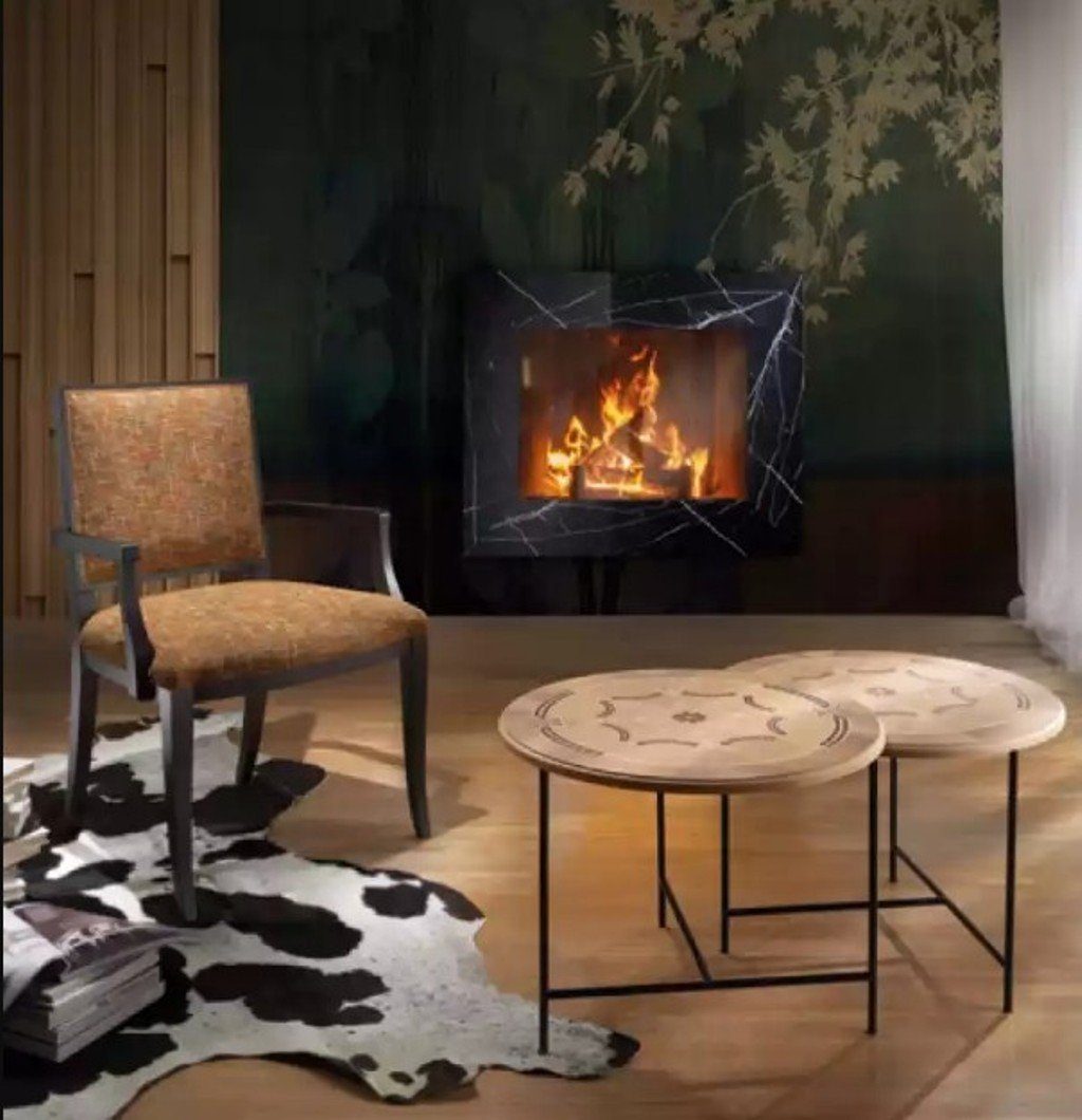 JVmoebel Couchtisch Couchtisch Wohnzimmer Stil Klassischer Neu Möbel Italienische Holz (2x Couchtisch), Made in Europa | Couchtische