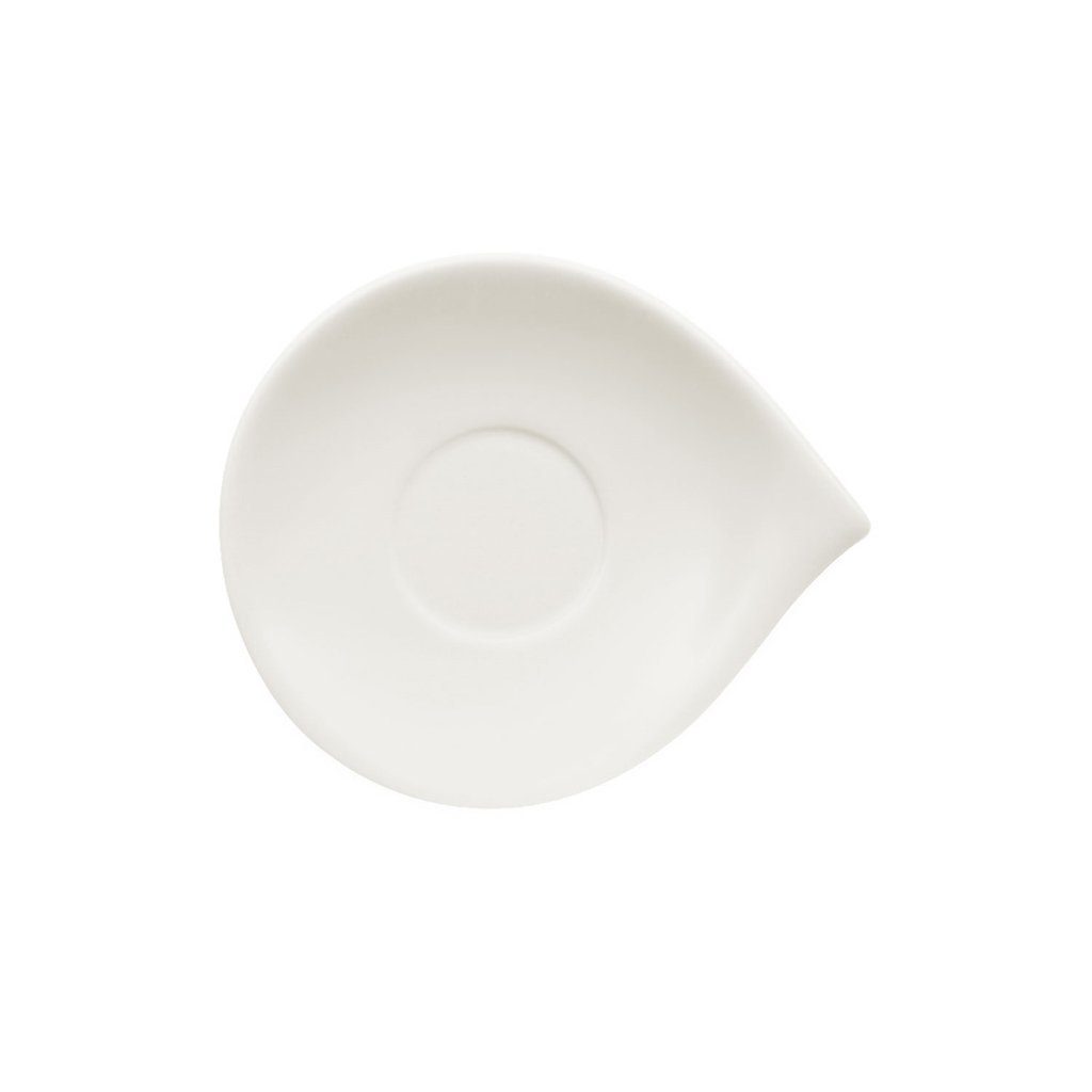 Villeroy & Boch Untertasse Flow Frühstücks-Untertasse, (1 St), Premium Porcelain, mikrow.- & spülm.sicher, Made in Germany