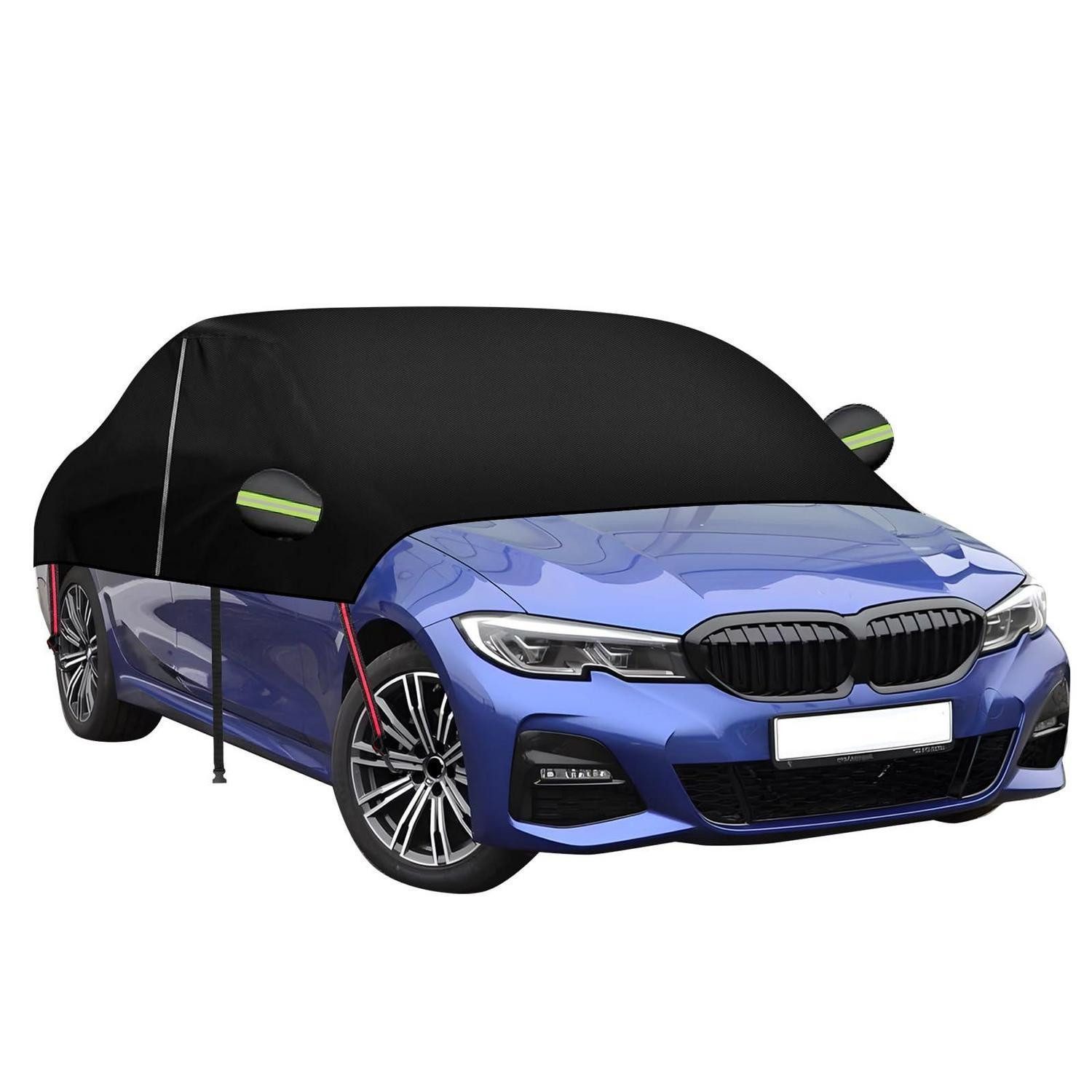 LuxusKollektion Autoplane Halbgarage Oxford 420D wasserdicht für BMW 3 Series 2012-2018