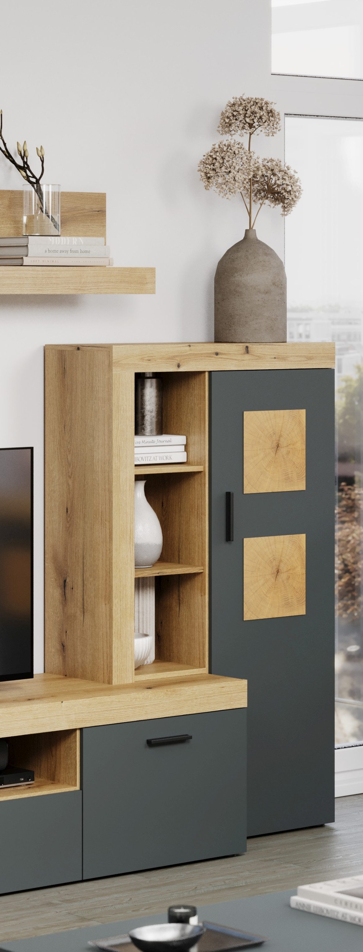 trendteam Highboard Aufsatzelement FUKUI