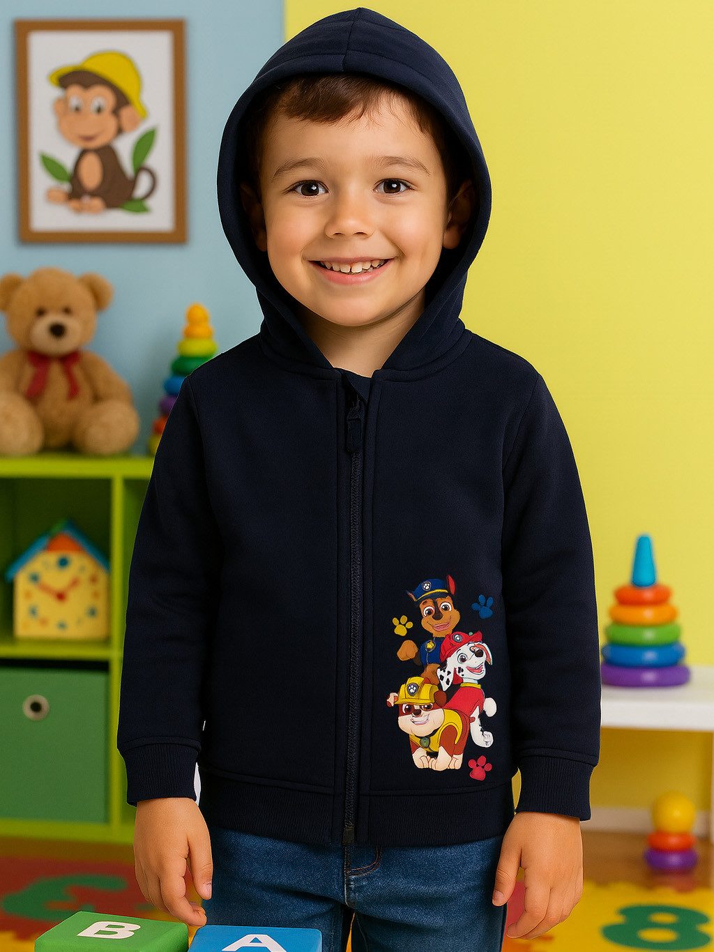 United Labels® Sweatjacke Paw Patrol - Chase, Marshall & Rubble