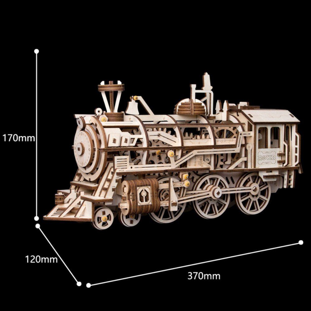 Robotime ROKR 3D-Puzzle Locomotive, 350 Puzzleteile