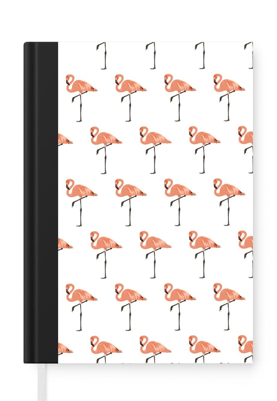 Haushaltsbuch Merkzettel, Flamingo, Journal, Notizheft, Seiten, - Vogel Tagebuch, - Notizbuch A5, 98 MuchoWow Muster