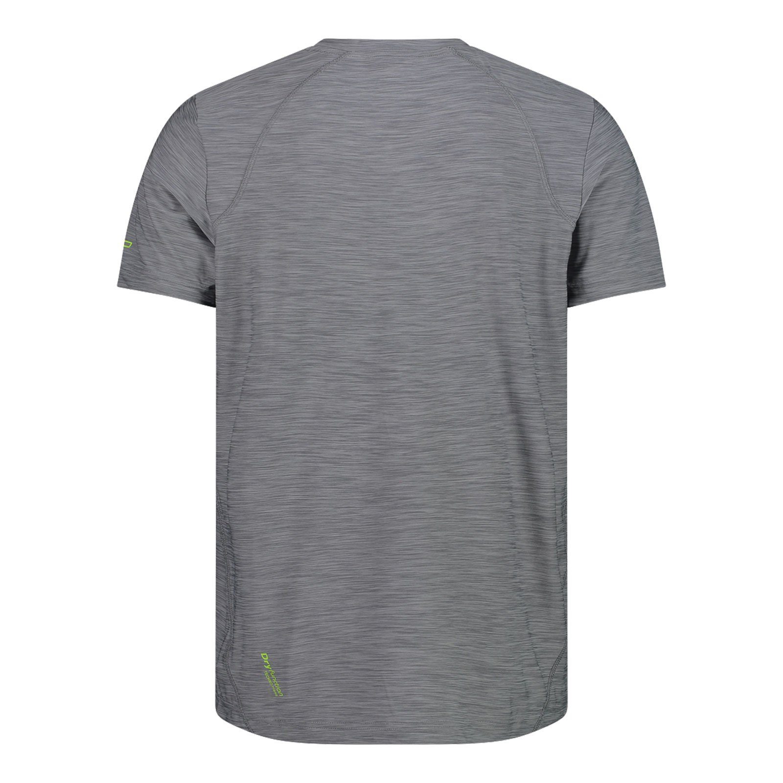 CMP Funktionsshirt Man mel. 02TN limegreen Dry-Function-Technologie T-Shirt grey / mit