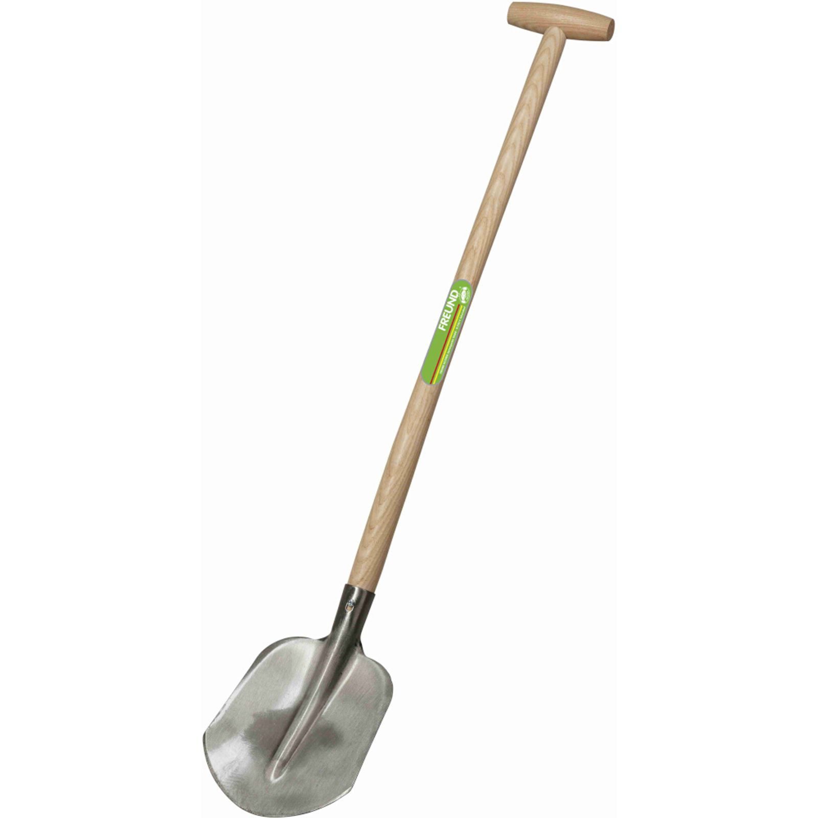Freund Victoria Spaten Mini Spaten 68128 – Gartenspaten mit 75 cm Eschen-T-Stiel
