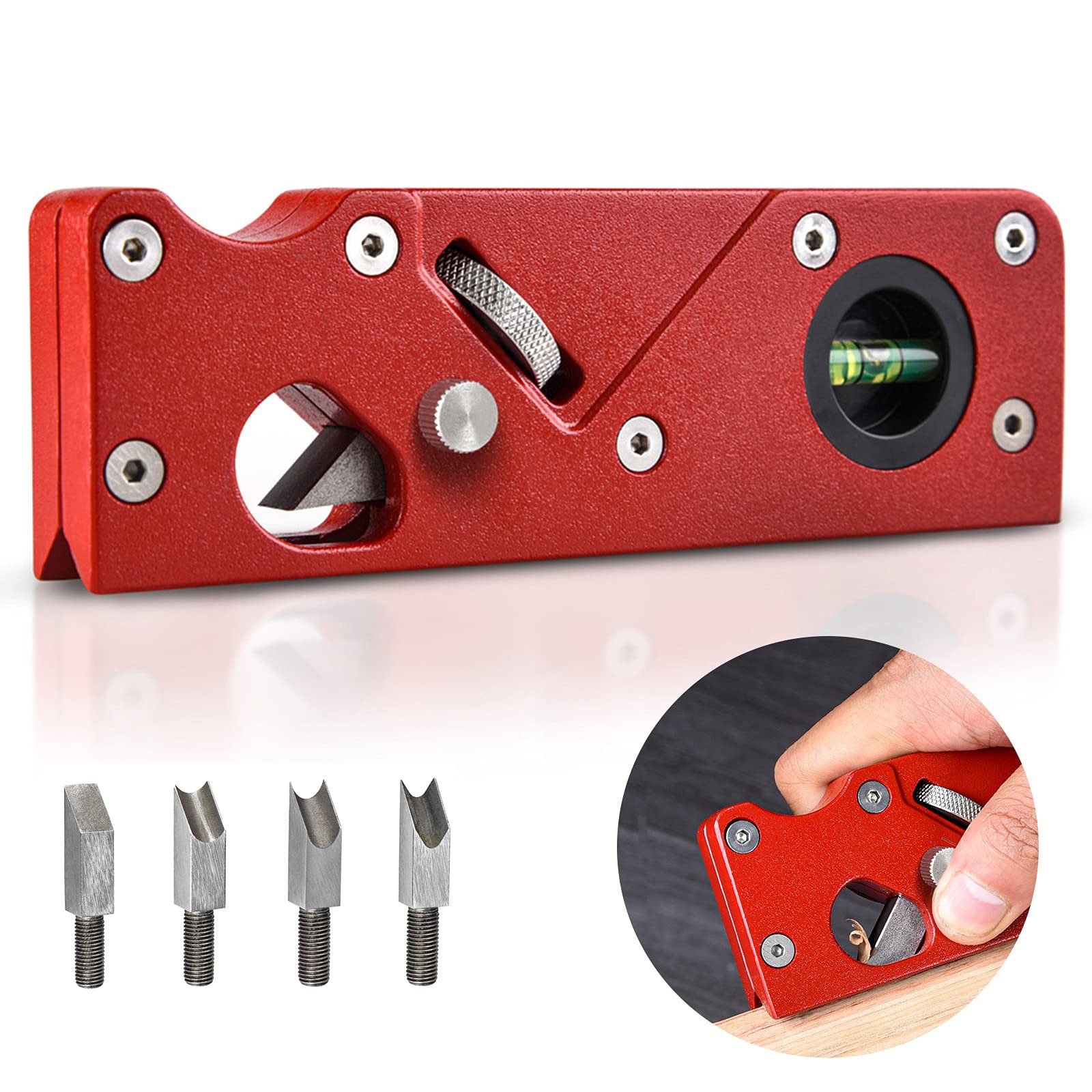 BlingBin Fasenhobel Holzbearbeitungskanten-Eckhobel, Handhobel Kantenhobeln günstig online kaufen