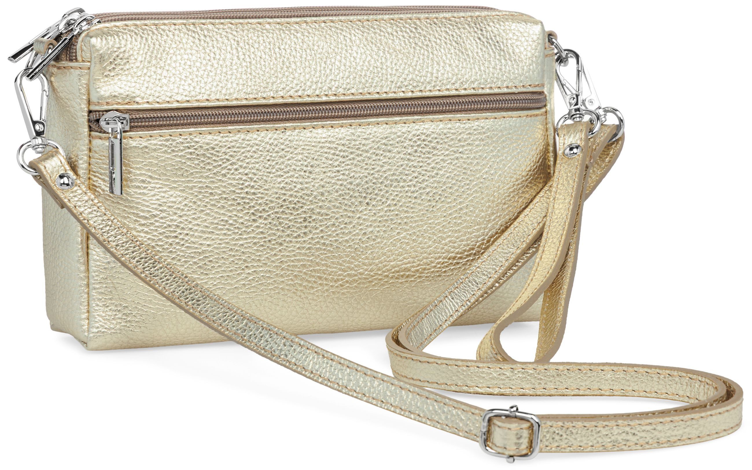 Caspar Umhängetasche Kleine Damen Crossbody Bag Leder Tasche - CLASSIC LINE günstig online kaufen
