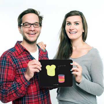 Mr. & Mrs. Panda Mauspad Toast Marmelade - Schwarz - Geschenk, Designer Mauspad, süß, Computer (1-St), rutschfest