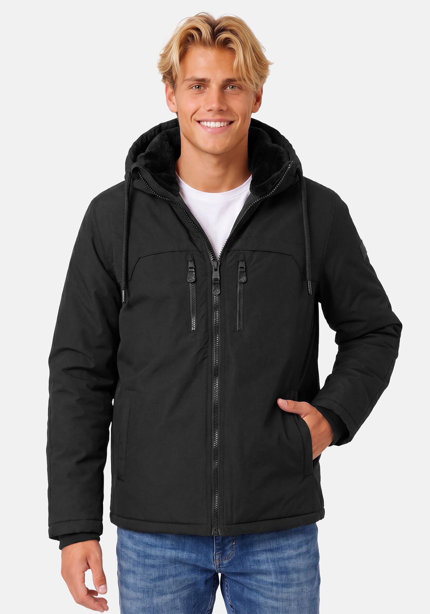 Alessandro Salvarini Winterjacke ASMori mit warmem Teddyfell – Bild 2 von 5