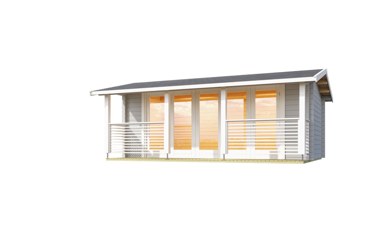 Thumbnail - Nordic Holz Gartenhaus LYNDHURST, BxT: 610x460 cm