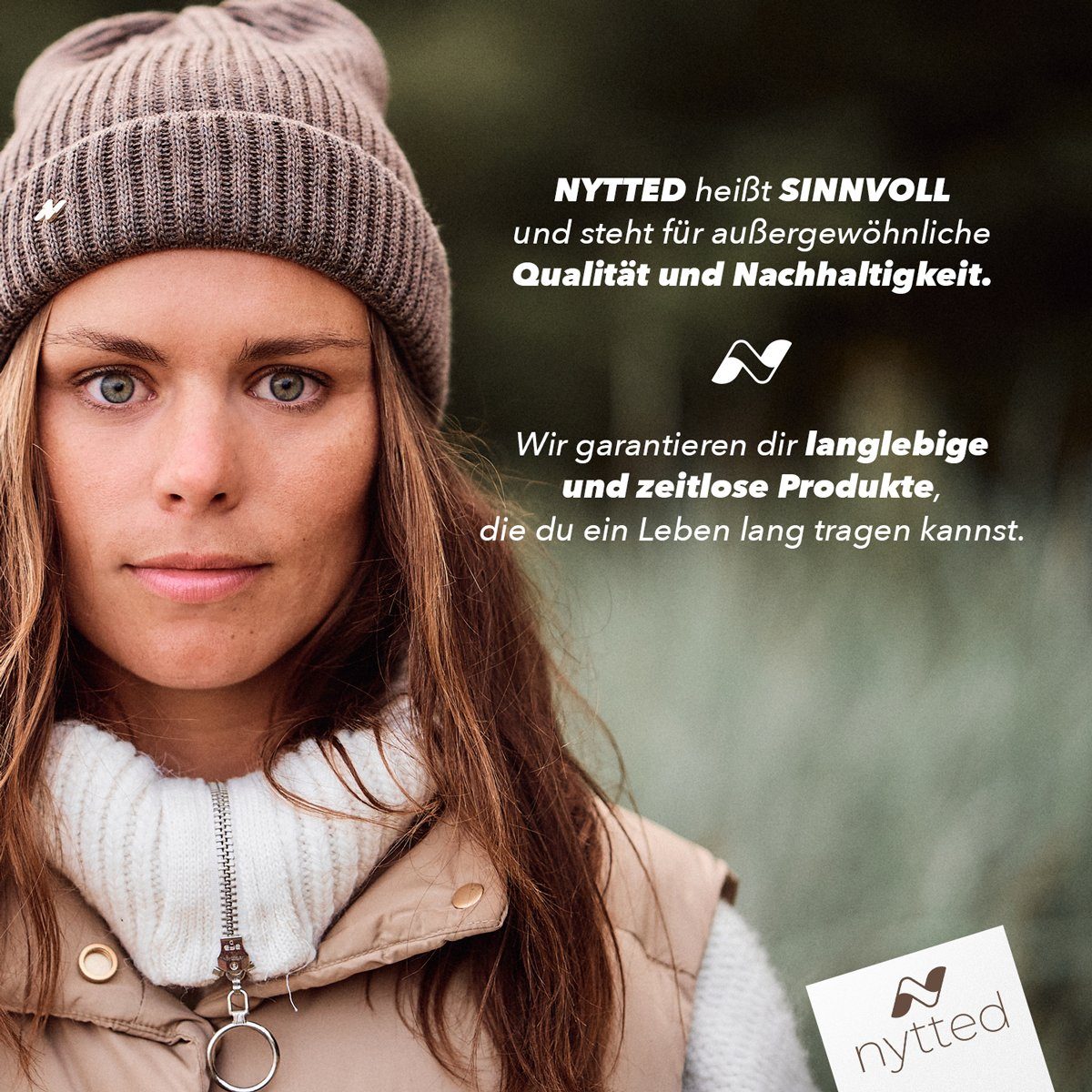 Made - Strickmütze - Herren & für Merino-Wolle 100% - Wintermütze Damen jeans in Germany NYTTED®