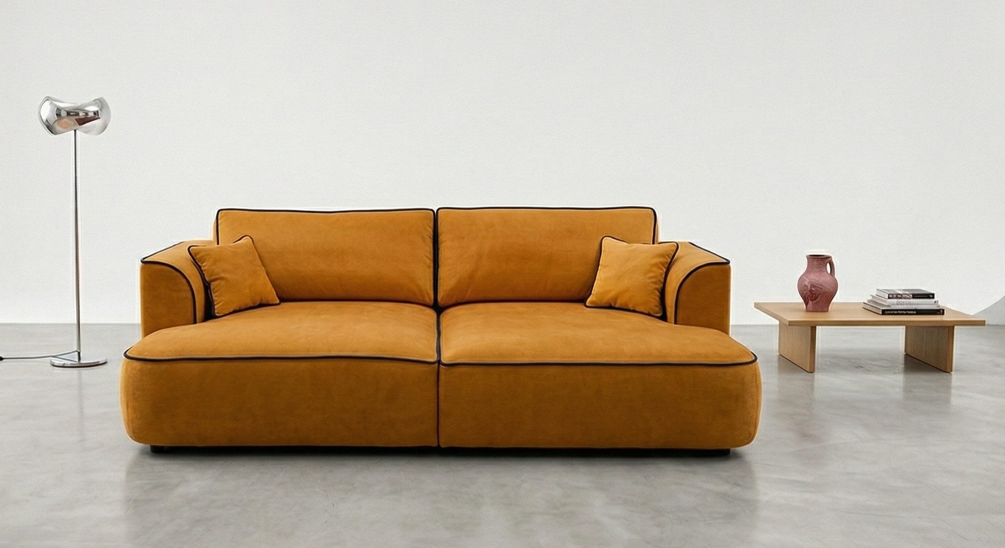 Labett Wohnlandschaft Modulares Sofa Cozi XXL BIGSOFA, Sofa Cozi – groß, bequem und modern mit gelegentlicher Schlaffunktion