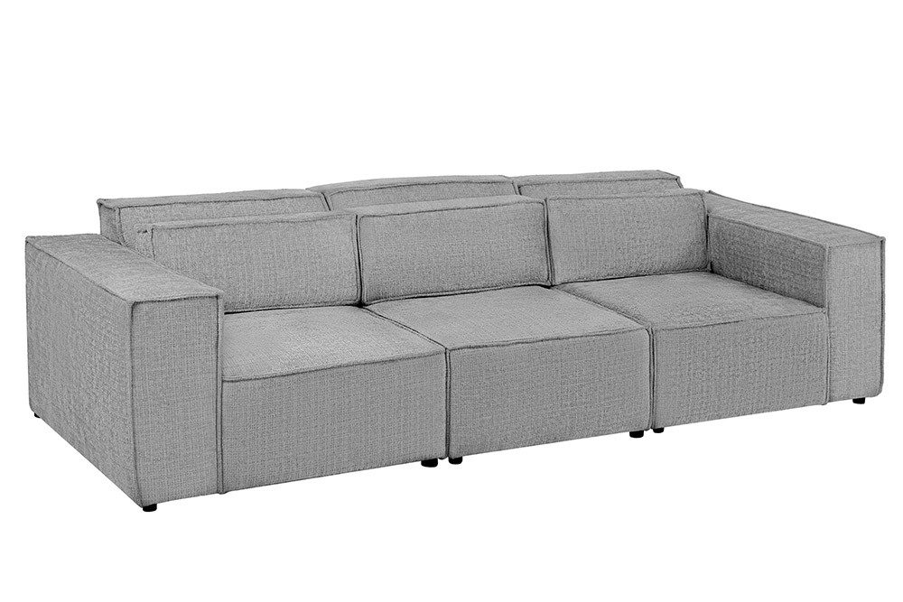 riess-ambiente 3-Sitzer BOSSA NOVA 260cm grau, günstig online kaufen