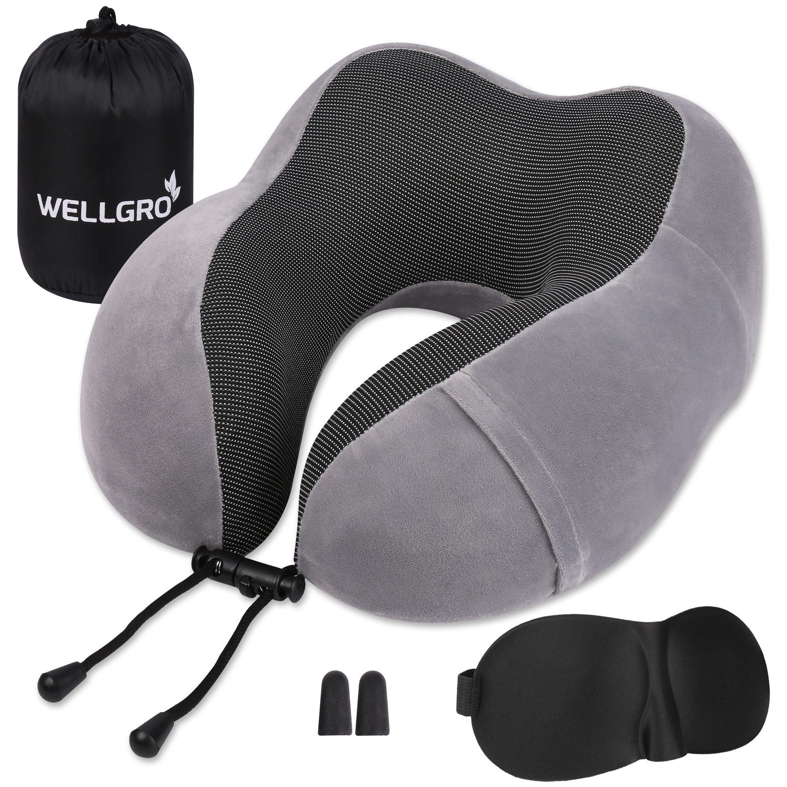 Wellgro Nackenkissen Nackenkissen mit Schlafmaske und günstig online kaufen
