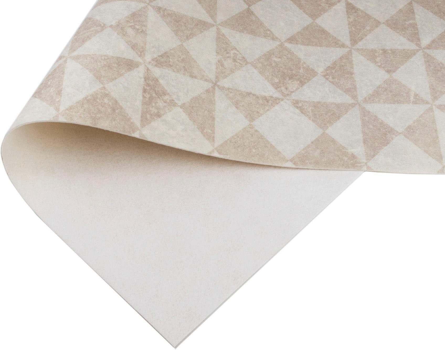 Primaflor-Ideen in Textil Vinyl-Läufer Küchenläufer NIZZA, Made in Belgium, rechteckig, Höhe: 2,5 mm, Läufer aus Vinyl, abwischbar, modernes geometrisches Design, Küche