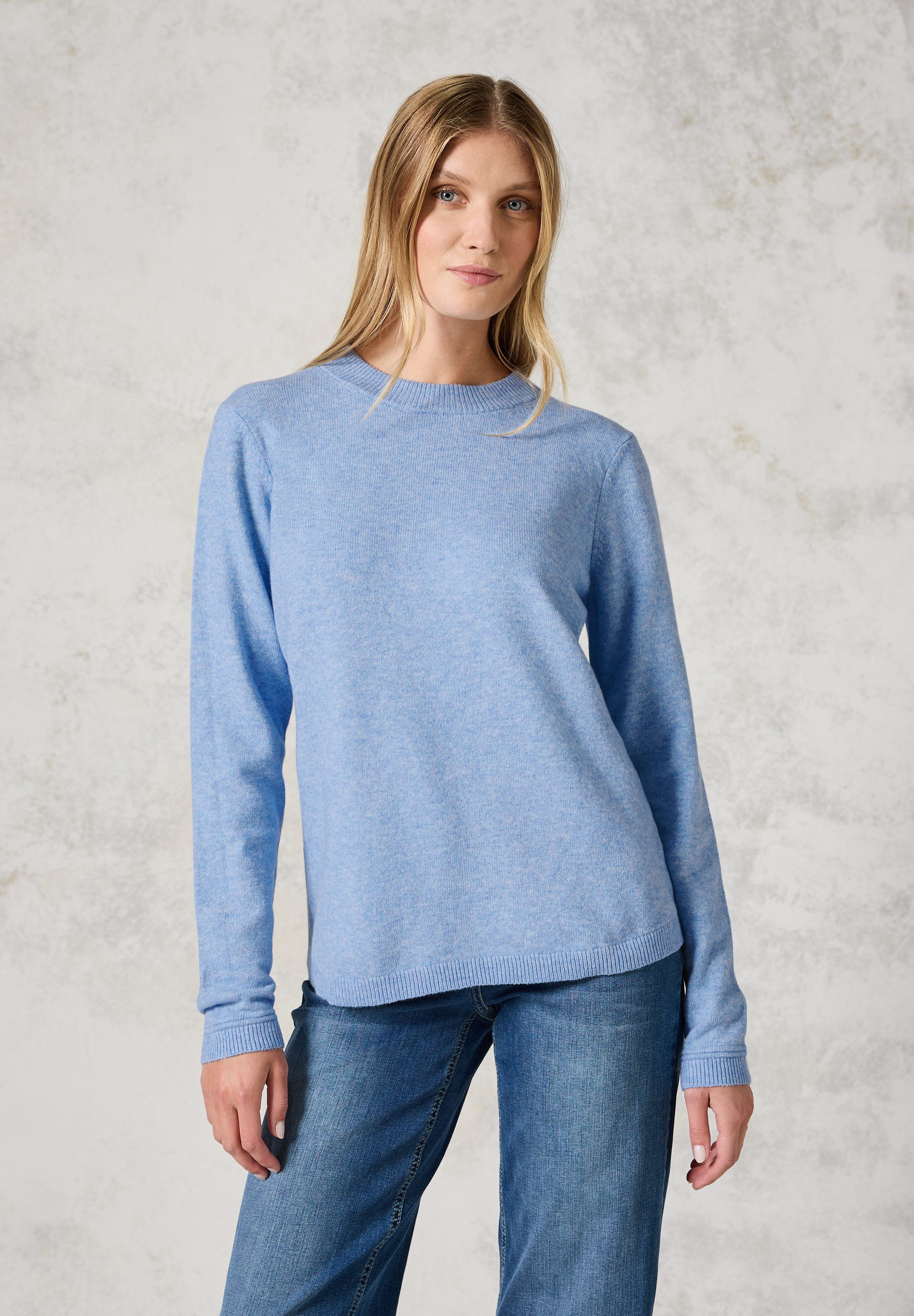 CECIL Strickpullover aus softem Materialmix
