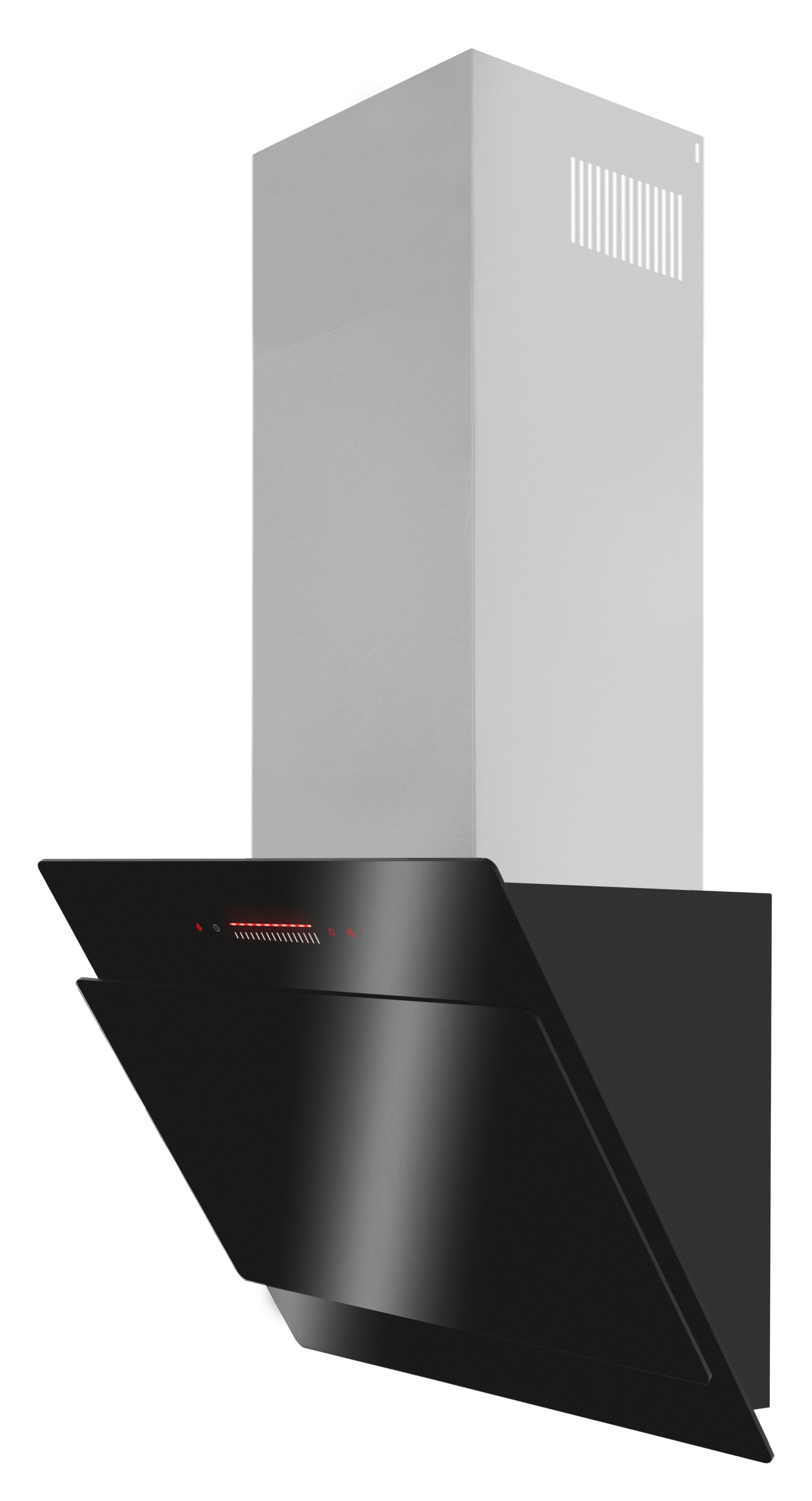 Amica Kaminhaube KHF 664 101 S Serie Glass Line KHF 664 101 S, Kompaktes Haubendesign mit moderner Ausstrahlung