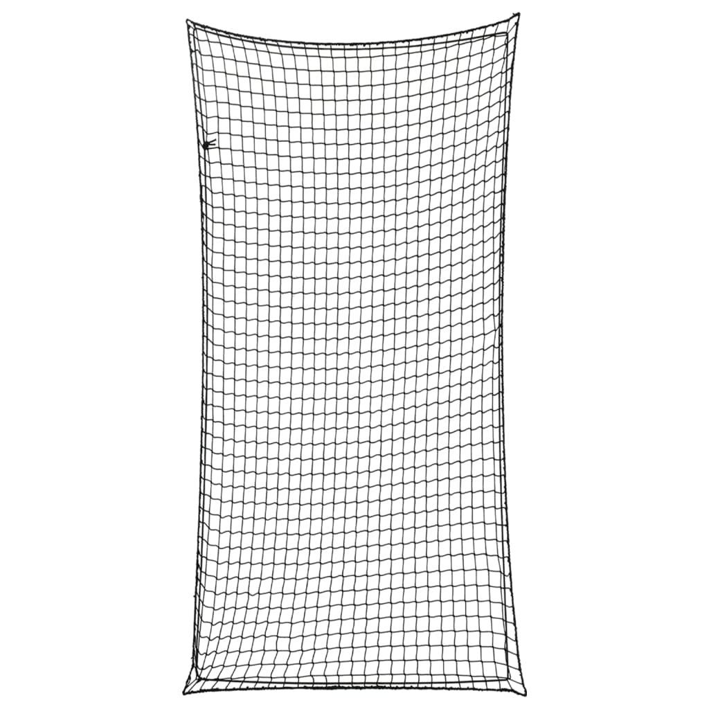 vidaXL Anhängernetz Anhängernetz mit Gummiseil Schwarz 7x3,5 m PP, BxL: 350x700 m, (1-St)
