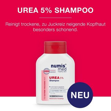 numis med Haarshampoo Haar Shampoo 5% Urea - Hautberuhigendes Haarshampoo vegan 1x 200 ml, 1-tlg.