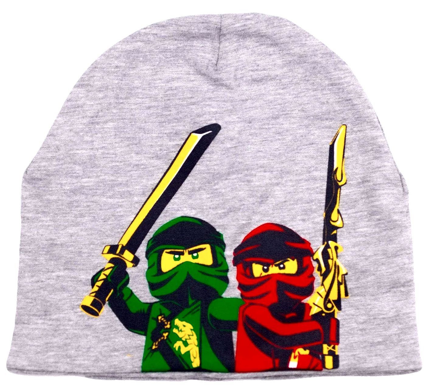 52 + für Jungenmütze Jerseymütze 54 cm leichte LEGO® Kinder Ninjago Mütze Wear
