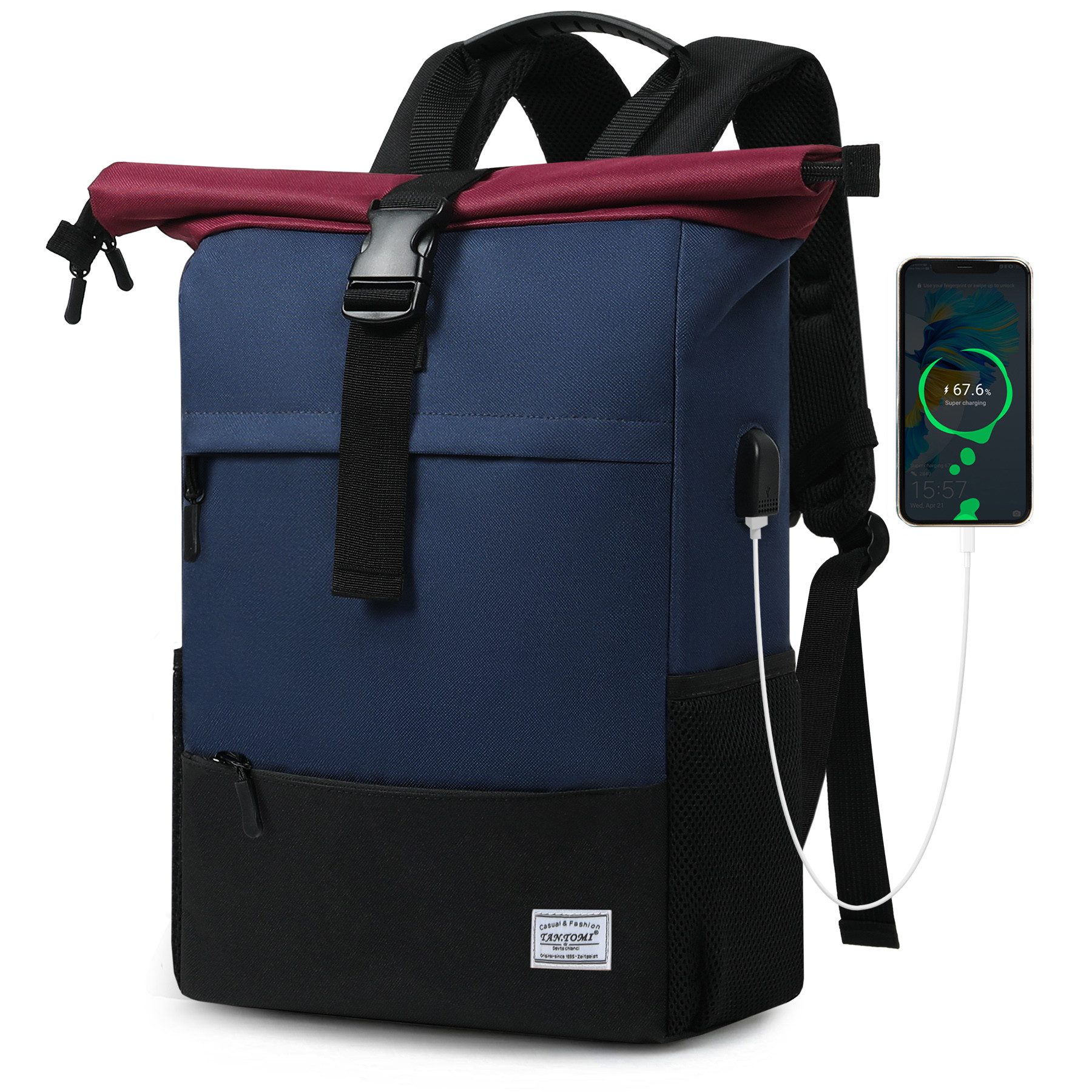 TAN.TOMI Cityrucksack Freizeitrucksack Groß Damen lässiger günstig online kaufen