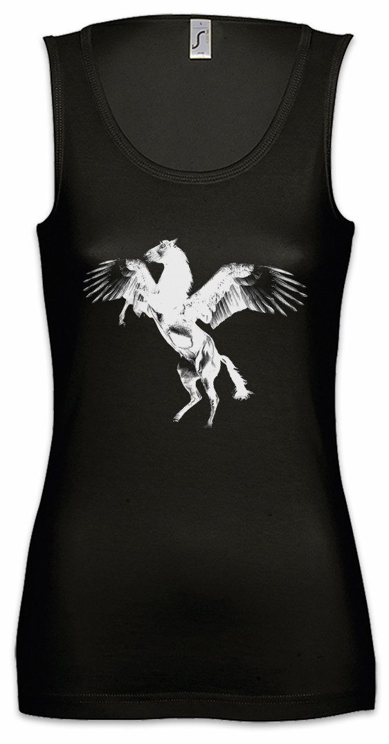 Urban Backwoods Tanktop Pegasus II Ärmelloses Damen T-Shirt Flying Pegasi Pferd Horse Greek Geflügeltes Griechenland Zeus Olymp