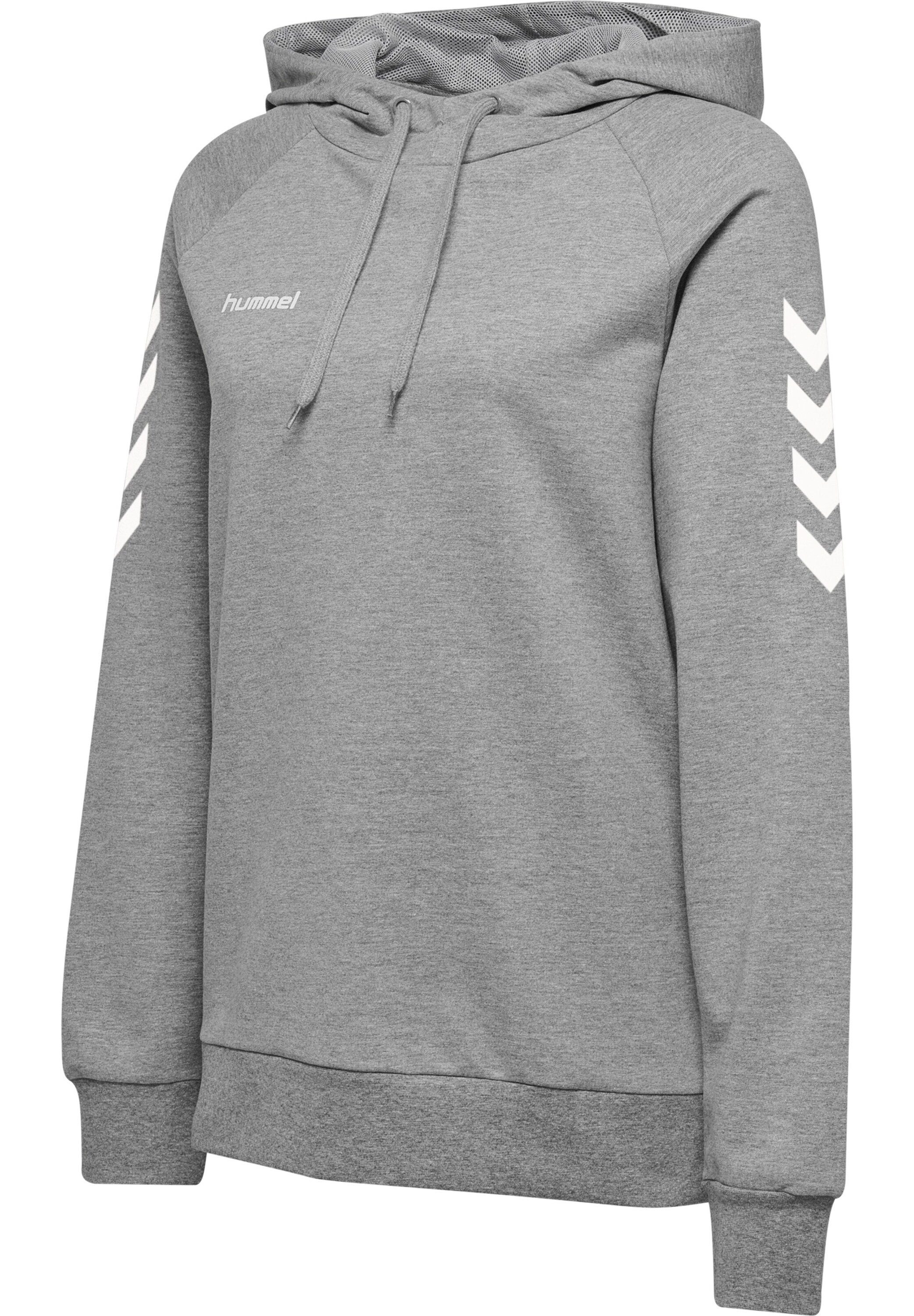 Sweatshirt Grau (1-tlg) Details Plain/ohne hummel