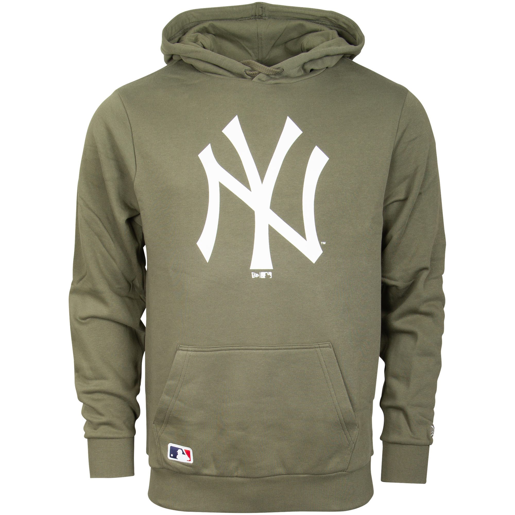New York Yankees Kapuzenpullover New York Yankees Hoodie NY Logo weiß MLB - grün