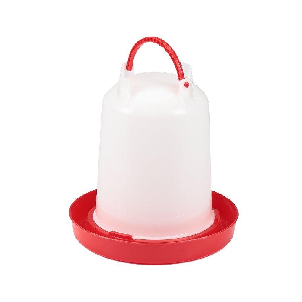 Mucola Futterspender Futterautomat Futterspender Hühnertränke 3KG Kükentränke 3L Set, Geeignet für Körner- und Mehlfutter