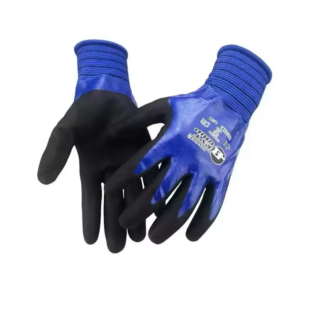Wonder Grip Arbeitshandschuhe 3 Paar doppelt beschichtete Nylon-Handschuhe, günstig online kaufen