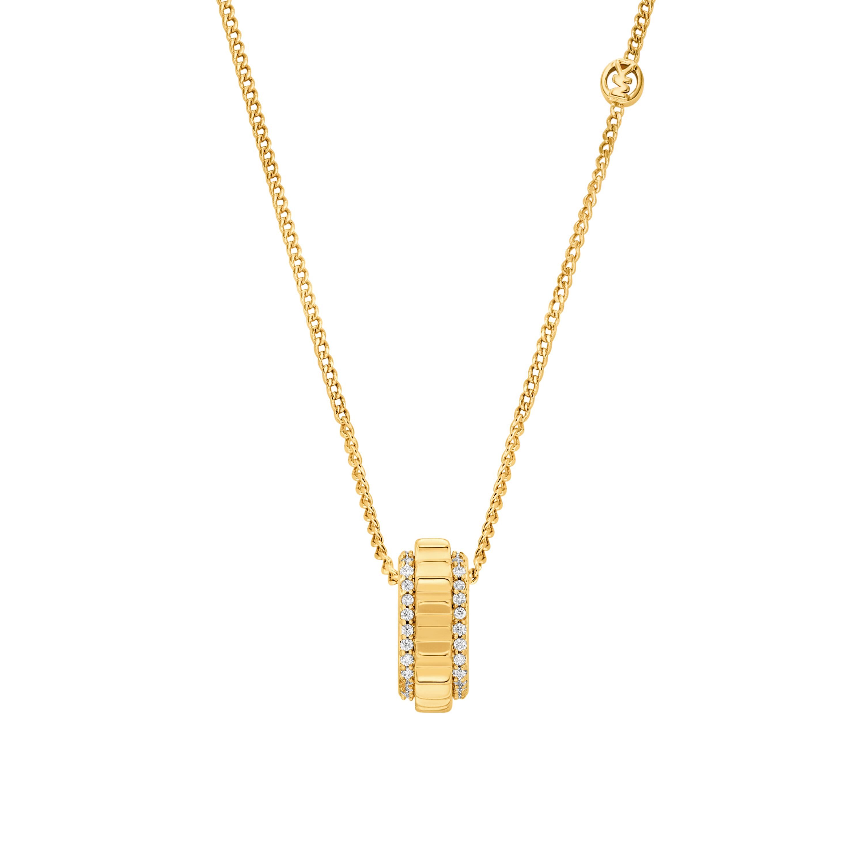 MICHAEL KORS Kette mit Anhänger Schmuck Geschenk Metall PREMIUM, mit Zirkonia (synth)