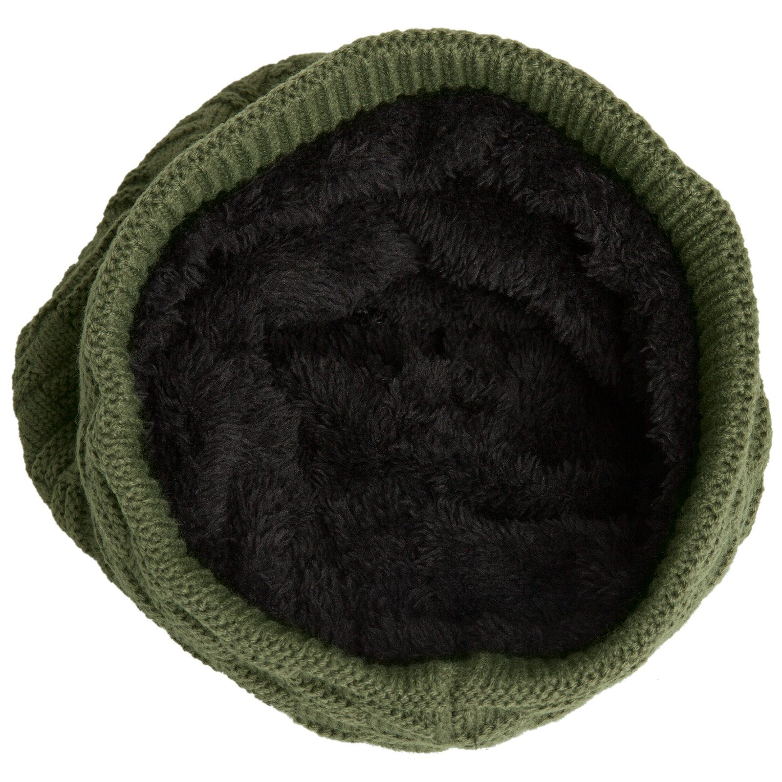 Caspar Beanie MU133 warme Feinstrick Mütze mit weichem Fleece Innenfutter günstig online kaufen