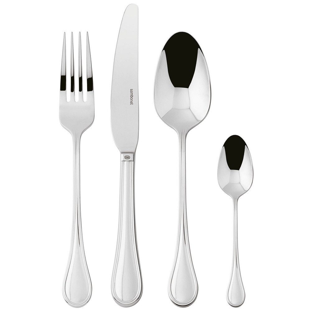 sambonet Besteck-Set Sambonet Royal Mirror Stahl Besteck-Set 24-tlg., 6 Personen, Edelstahl