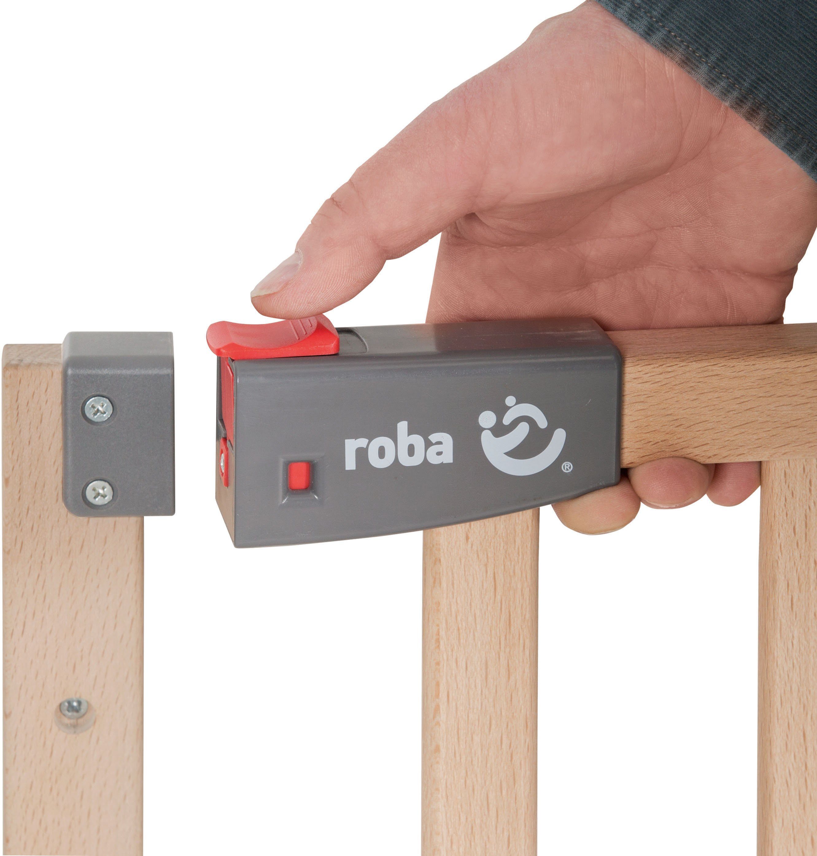roba® Türschutzgitter »Safety Up«, 91,5 - 118,5 cm; aus massivem