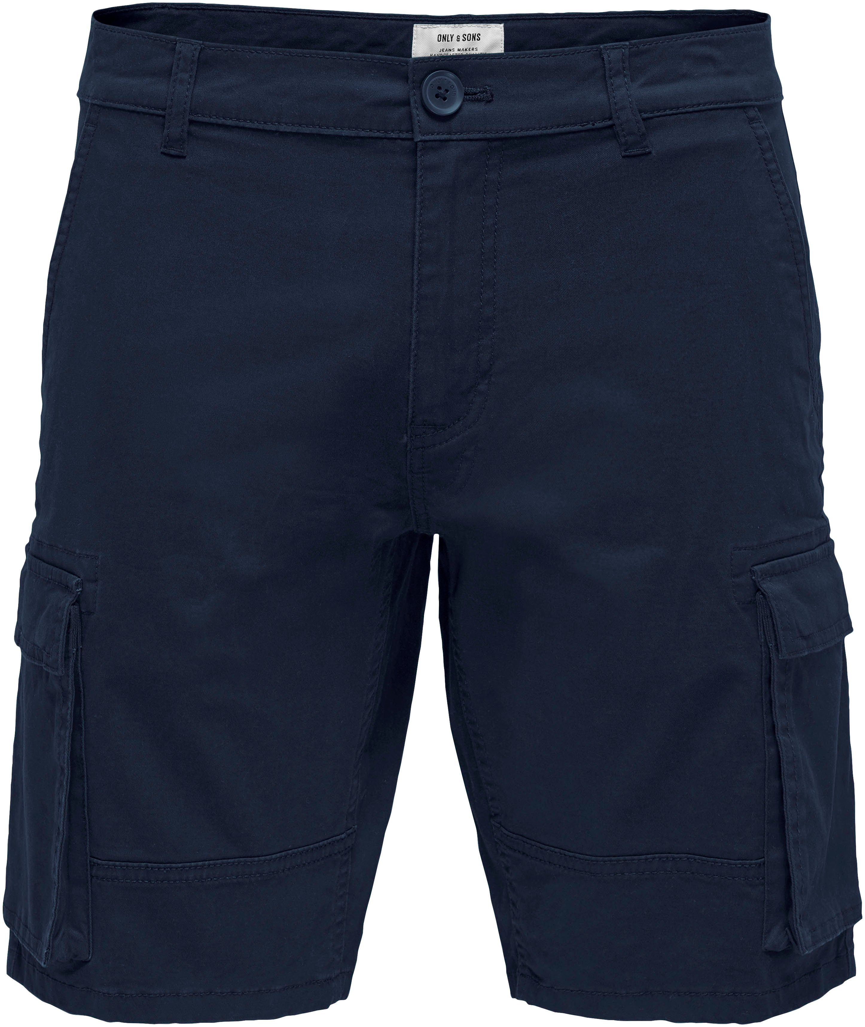 navy SONS STAGE CAM Cargoshorts CARGO SHORTS ONLY &