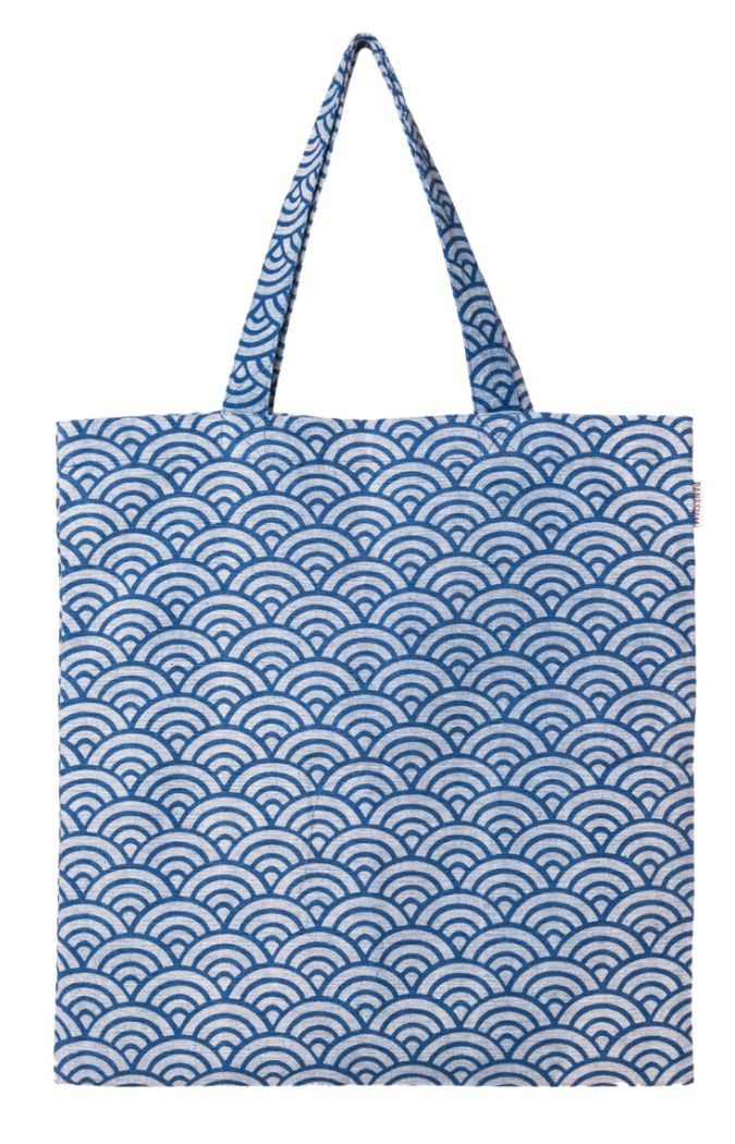 PANASIAM Freizeittasche Geometrix Baumwollbeutel auch als Einkaufstasche oder Schuhbeutel, aus 100% Baumwolle Jutebeutel mit traditionellen japanischen Mustern