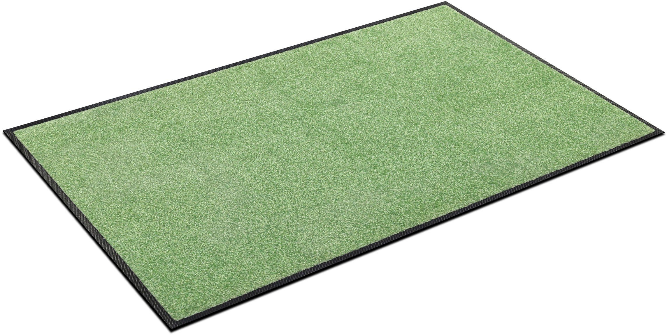 wash+dry by Kleen-Tex Fußmatte Trend Uni, Schmutzfangmatte, waschbar, rechteckig, Höhe: 9 mm, rutschhemmend, In- und Outdoor geeignet, auch als Läufer erhältlich