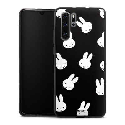 DeinDesign Handyhülle Miffy Muster transparent Miffy Pattern Transparent, Huawei P30 Pro Silikon Hülle Bumper Case Handy Schutzhülle