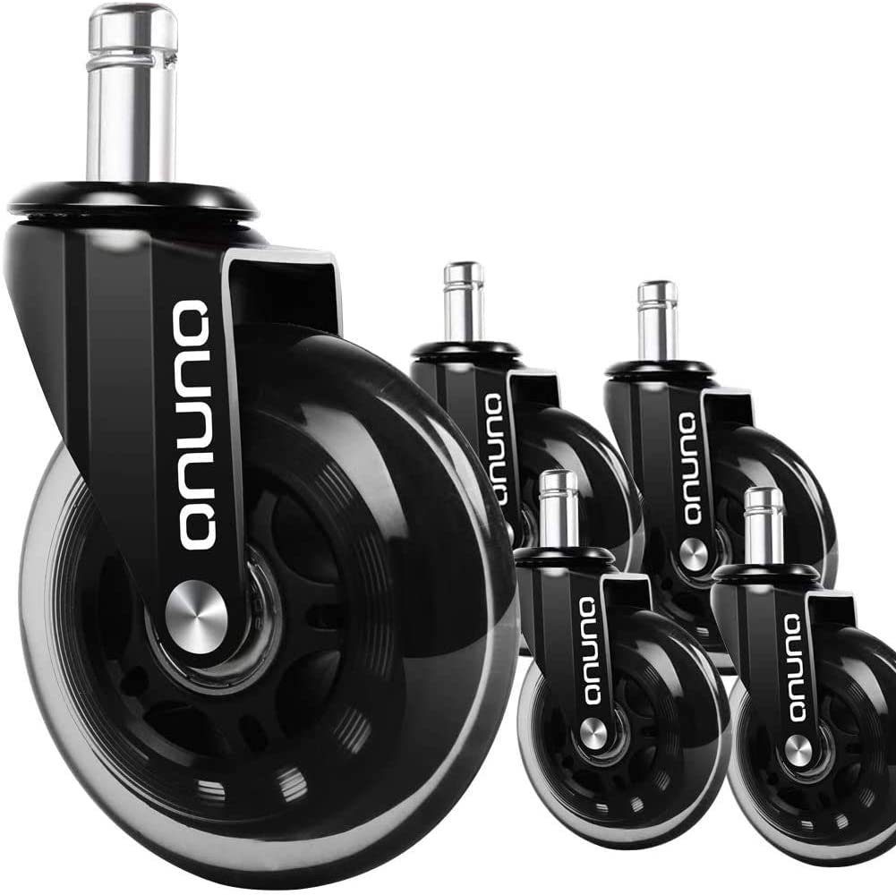 OUNUO Stuhlrolle 5er Set Bürostuhl Rollen 11mmx22mm für Bürostühlen günstig online kaufen