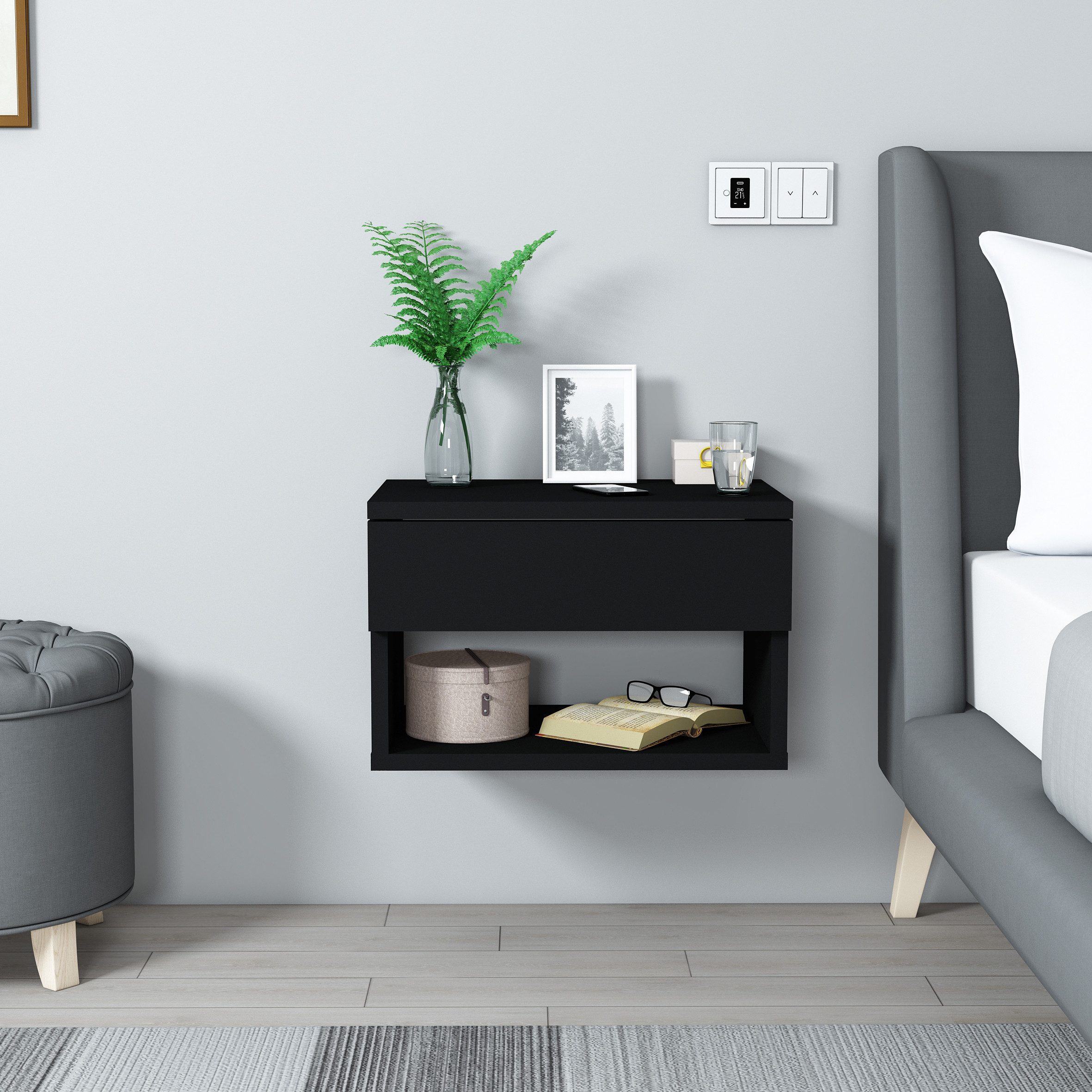 DEMA Home Nachttisch Hestia, Nightstand aus günstig online kaufen