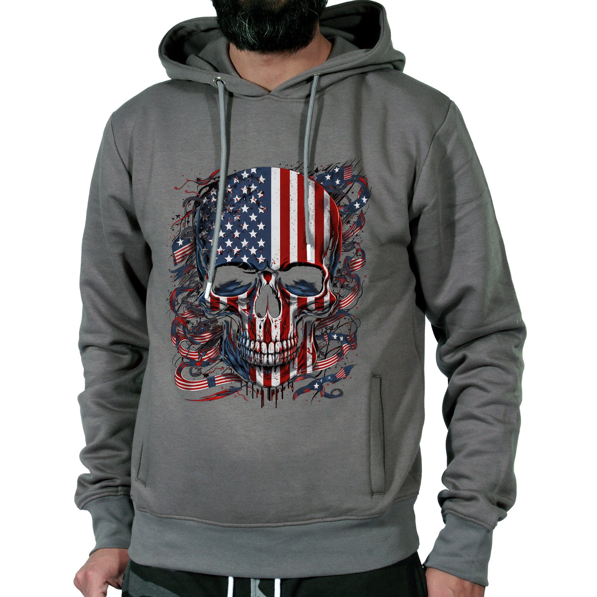 Hoodie Kapuzenpullover Wintermode Winter Freizeit Outdoor Streetwear USA