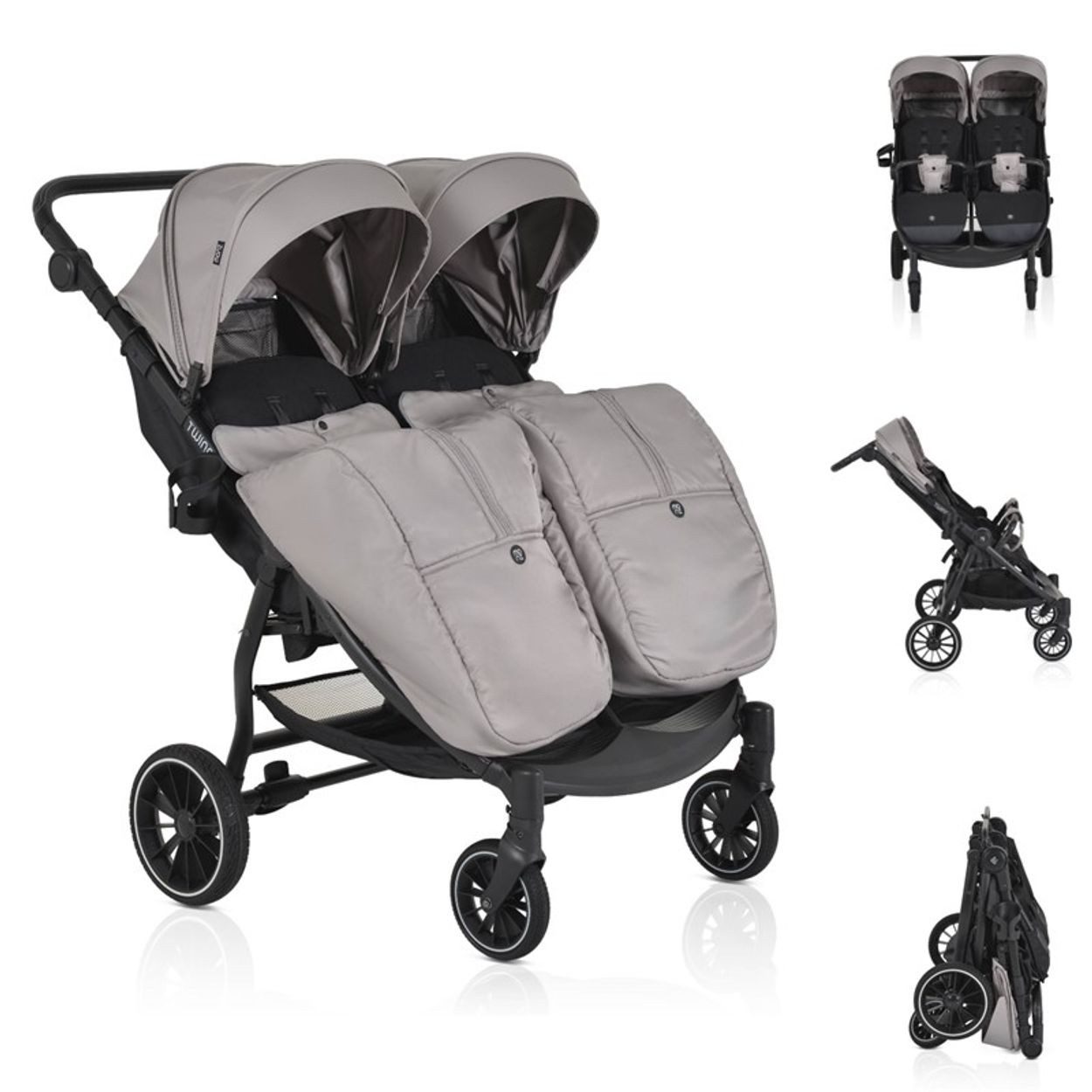 Geschwisterwagen Zwillingskinderwagen TwinGo